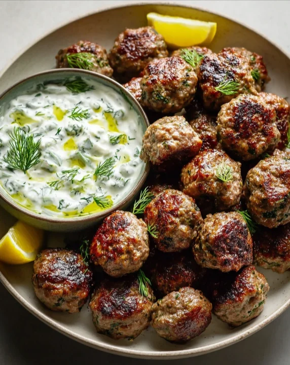 Greek Beef Meatballs